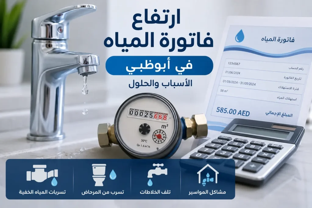 ارتفاع فاتورة المياه في أبوظبي